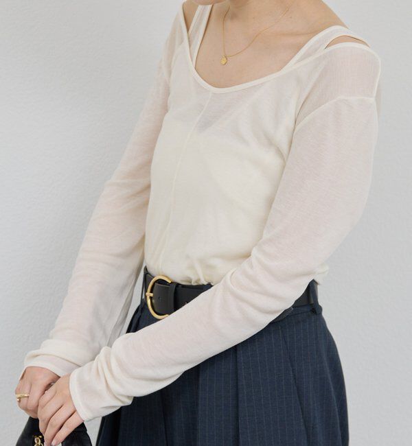  「シアーレイヤードカットソー」|Tシャツ・カットソー|