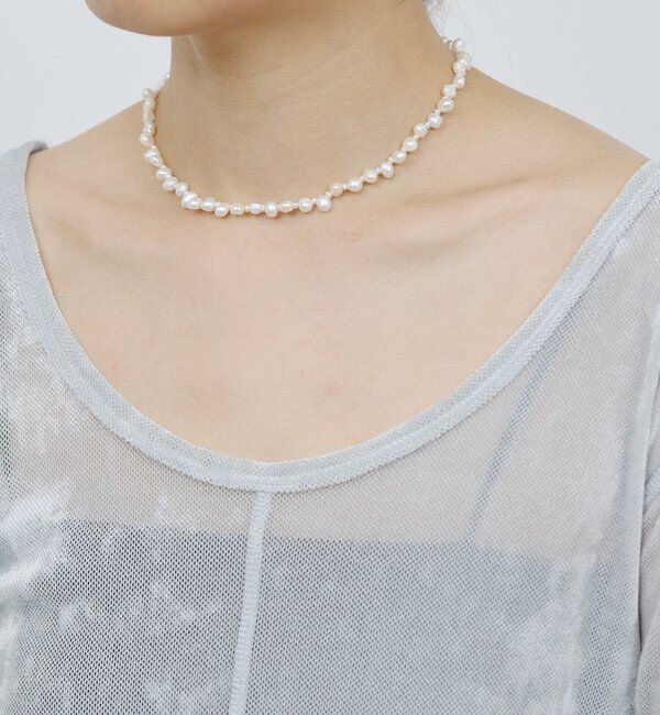  「【2.718】ランダムパールショートネックレス」|リング|