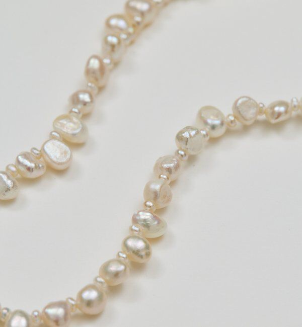  「【2.718】ランダムパールショートネックレス」|リング|