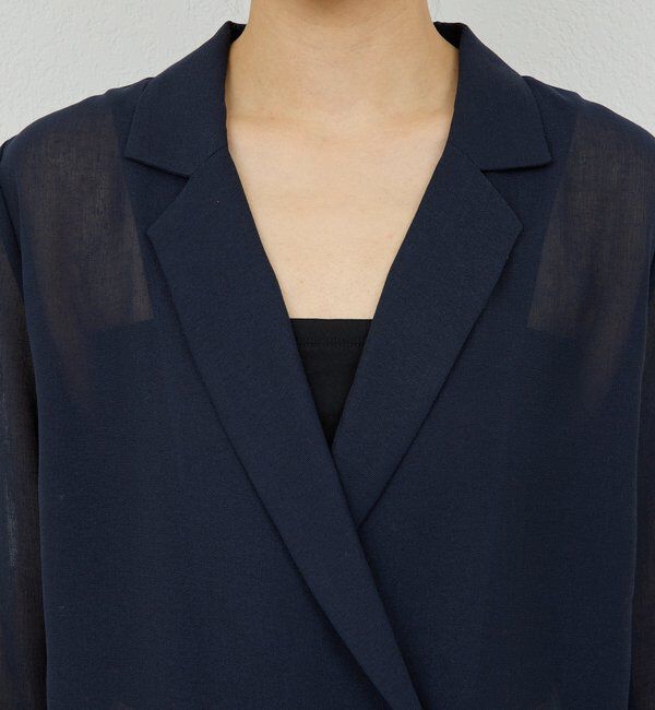  「【WEB限定】【サイズ展開あり】メッシュジャケット」|テーラードジャケット|