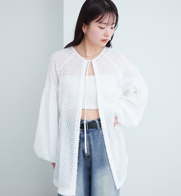  「【@akane__11.1企画】フリンジシェイプチュニック」|シャツ・ブラウス|