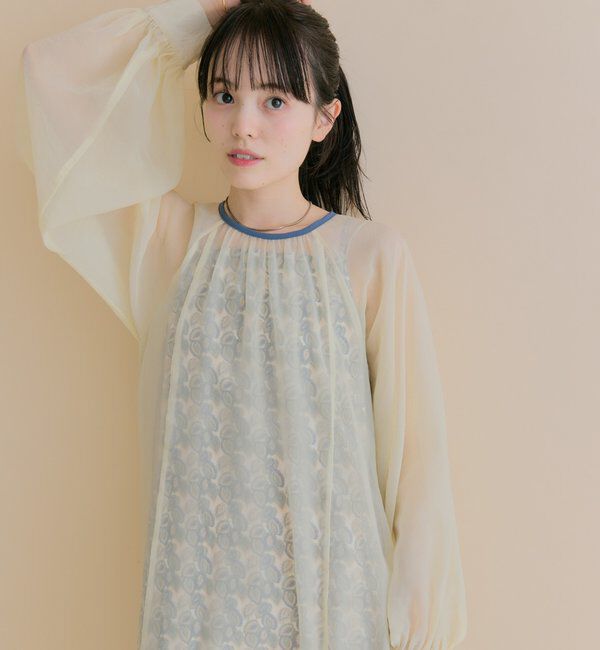  「[森川企画]シアーレイヤード ワンピースSET」|ワンピース|