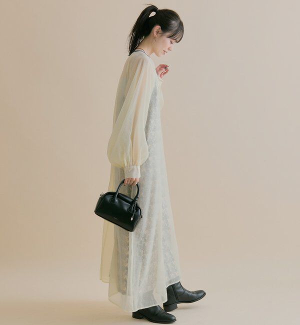  「[森川企画]シアーレイヤード ワンピースSET」|ワンピース|