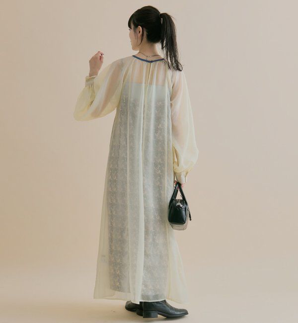  「[森川企画]シアーレイヤード ワンピースSET」|ワンピース|