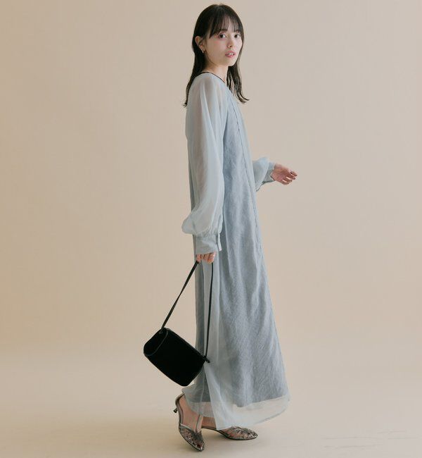  「[森川企画]シアーレイヤード ワンピースSET」|ワンピース|