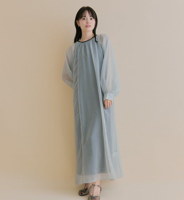  「[森川企画]シアーレイヤード ワンピースSET」|ワンピース|