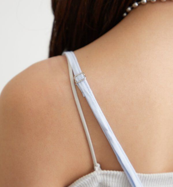  「ラメストライプビスチェSETブラウス」|シャツ・ブラウス|