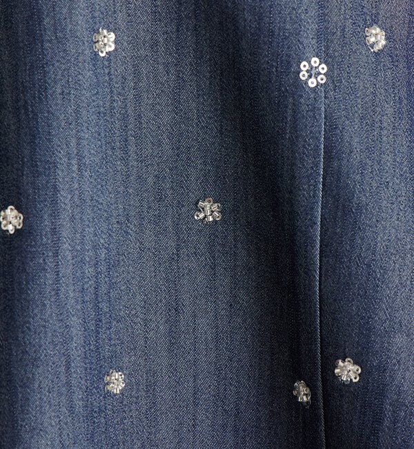  「ビジューフラワーホルタービスチェ」|シャツ・ブラウス|