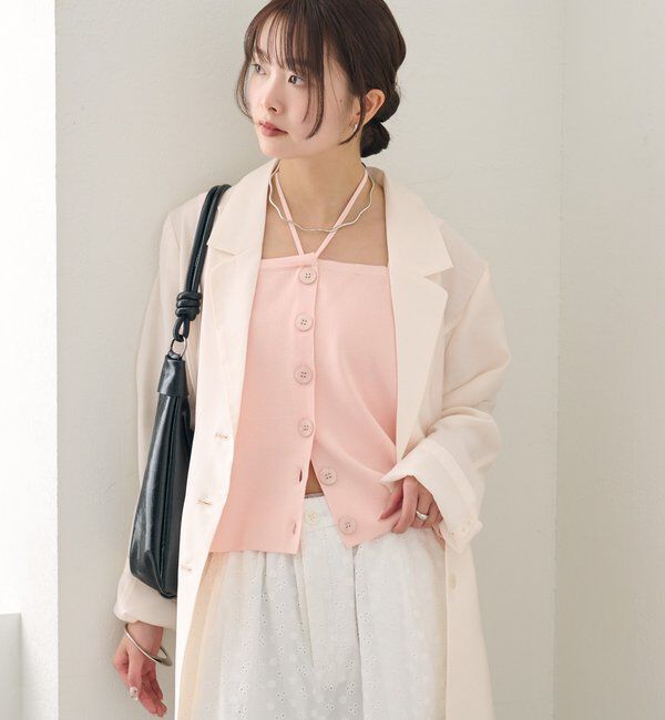  「ホルターニットタンクトップ」|キャミソール|