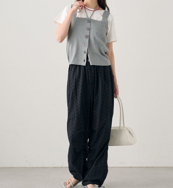  「ホルターニットタンクトップ」|キャミソール|