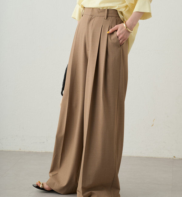  「2タックワイドパンツ」|チノ|