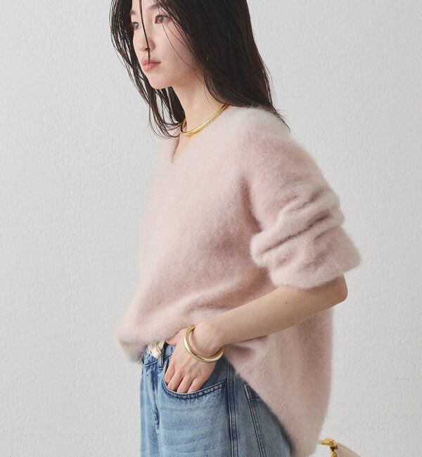  「FURカシミヤVニット」|ニット・セーター|