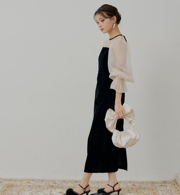  「【SALON by Chico】ビジューデザインリボンショルダーバッグ」|ショルダー・メッセンジャー|