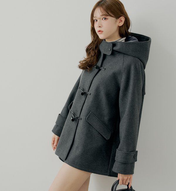  「【WEB限定】フードダッフルミドルコート」|その他|