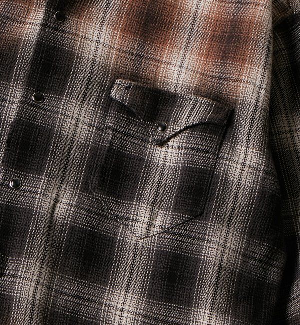  「【FromVintage】ダメージチェックシャツ」|シャツ・ブラウス|