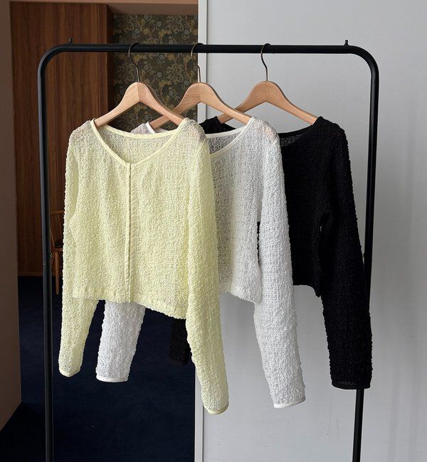  「【mana企画】シャーリングホックブラウス」|シャツ・ブラウス|