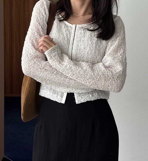  「【mana企画】シャーリングホックブラウス」|シャツ・ブラウス|