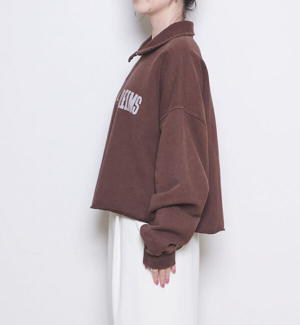 Rouge vif「【REMI RELIEF/レミレリーフ】別注ハーフzipスウェット」|スウェット・ジャージ|