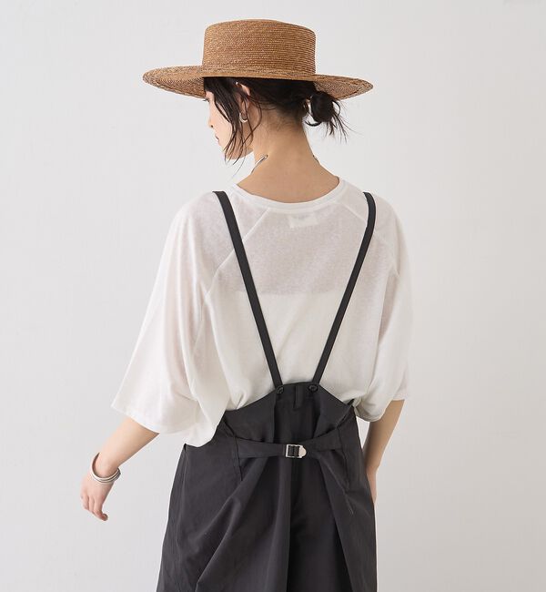 Rouge vif「シアーロゴオーバーサイズTシャツ」|Tシャツ・カットソー|