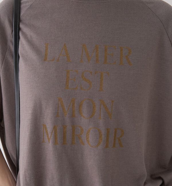 Rouge vif「シアーロゴオーバーサイズTシャツ」|Tシャツ・カットソー|