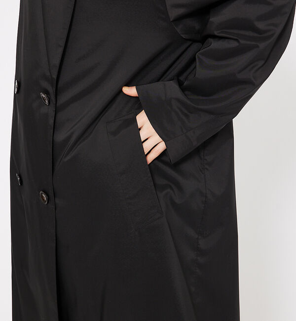 qualite「ライトタフタコート」|トレンチコート|