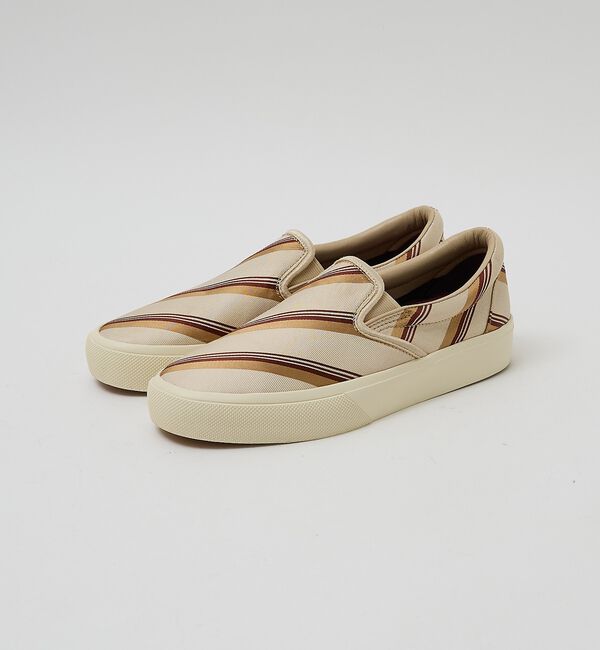 AU BANNISTER「【シルクネクタイ生地使用】スリッポンスニーカー」|スニーカー|