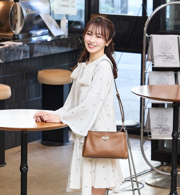 LOWELL things「【ちばゆかさんコラボ】3WAYスクエアハンドバッグ【予約】」|ハンドバッグ|