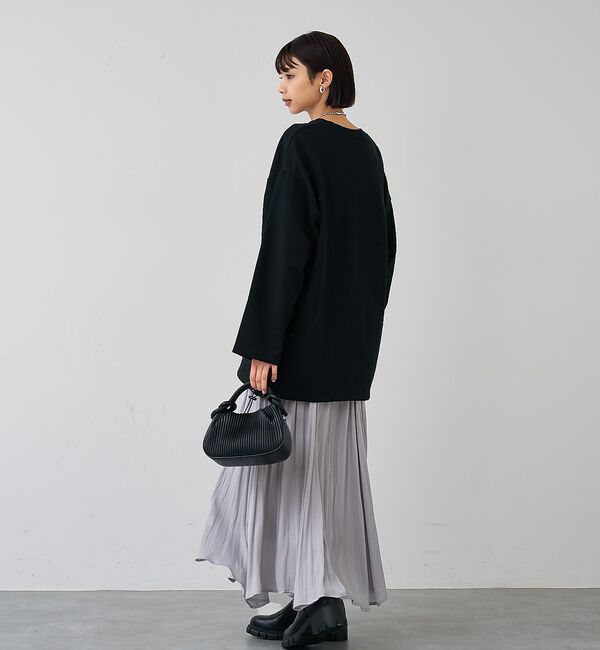 abahouse mavie「裏毛ドロストロゴプルオーバー」|スウェット・ジャージ|