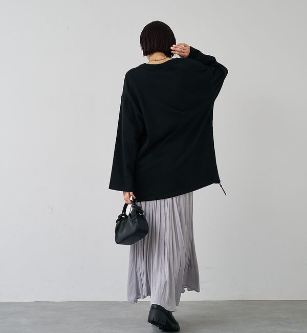 abahouse mavie「裏毛ドロストロゴプルオーバー」|スウェット・ジャージ|