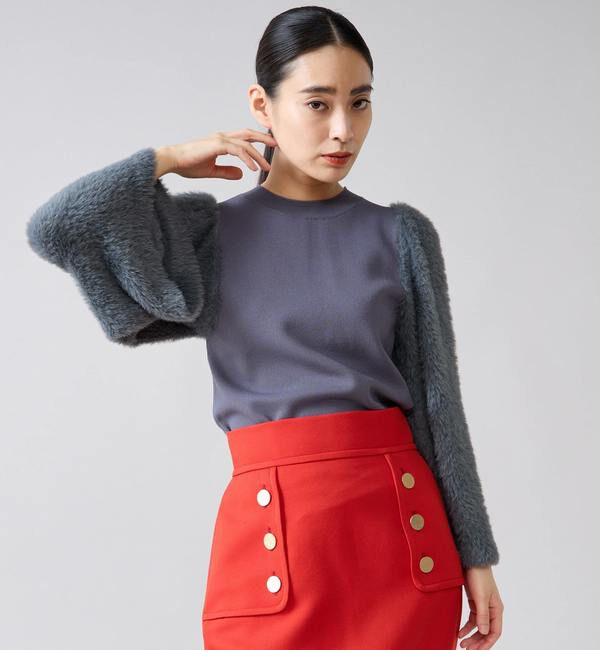 TIARA「フェザースリーブニット」|ニット・セーター|