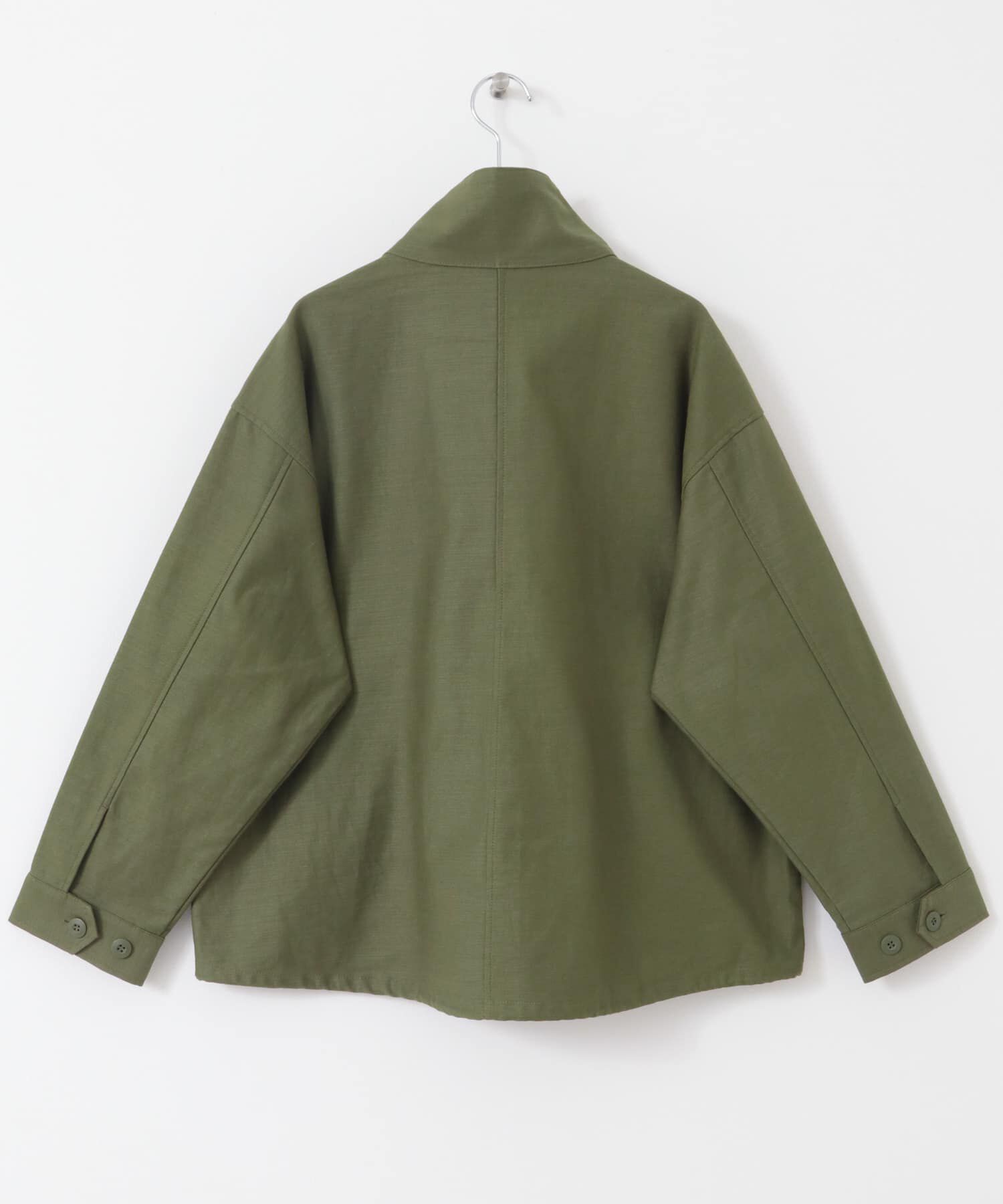 URBAN RESEARCH DOORS「ミリタリースタンドカラージャケット」|ミリタリージャケット|