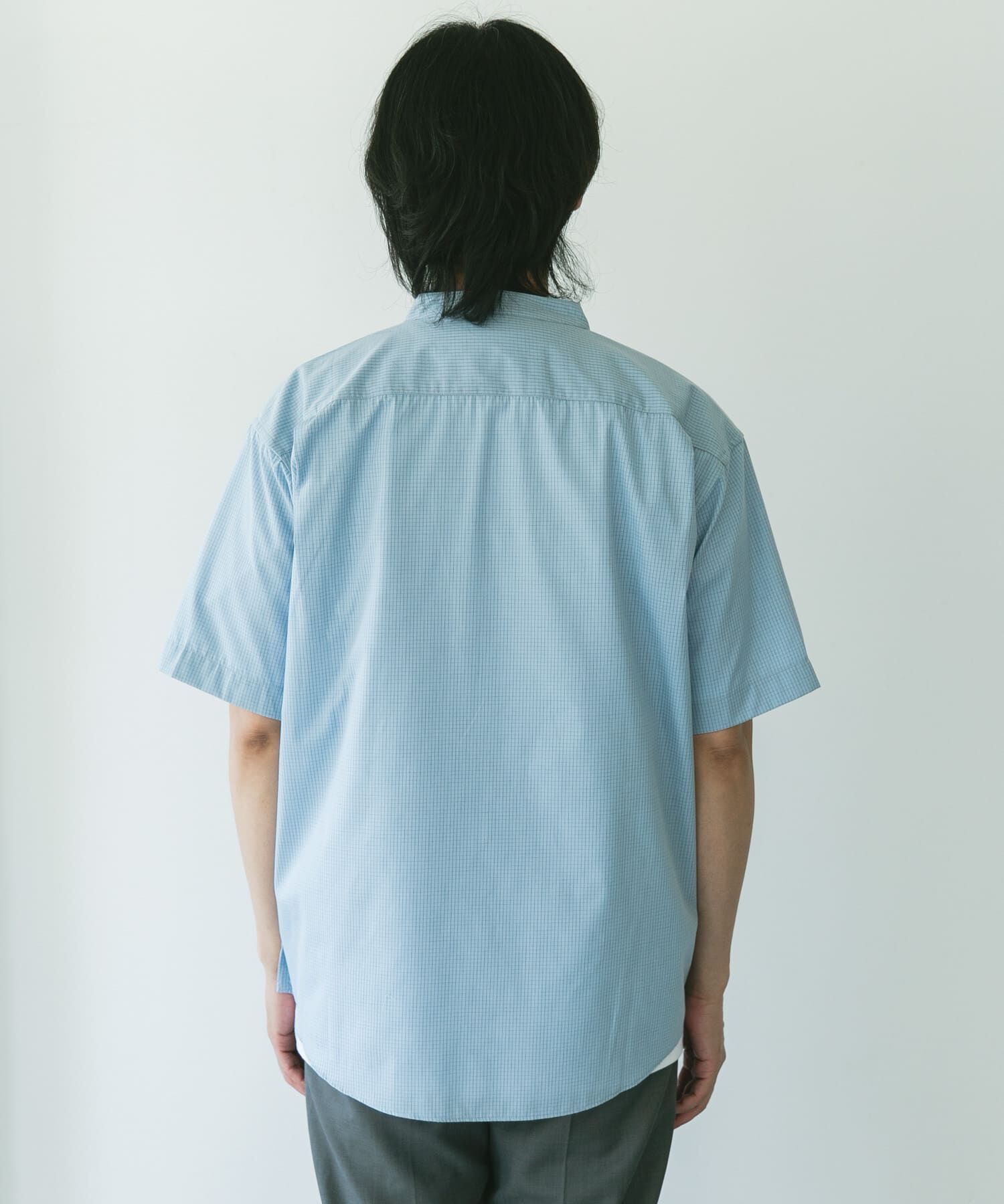 URBAN RESEARCH DOORS「TC バンドカラー ショートスリーブシャツ」|シャツ・ブラウス|