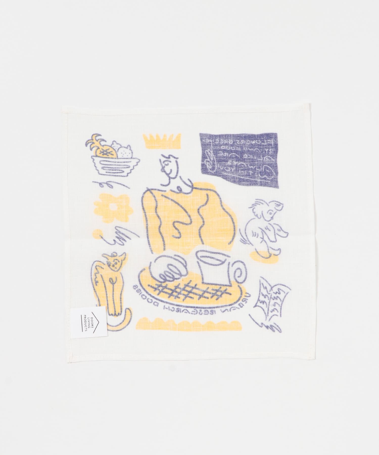 URBAN RESEARCH DOORS「DOORS LIVING PRODUCTS　norahi リネンミニハンカチ」|タオル|