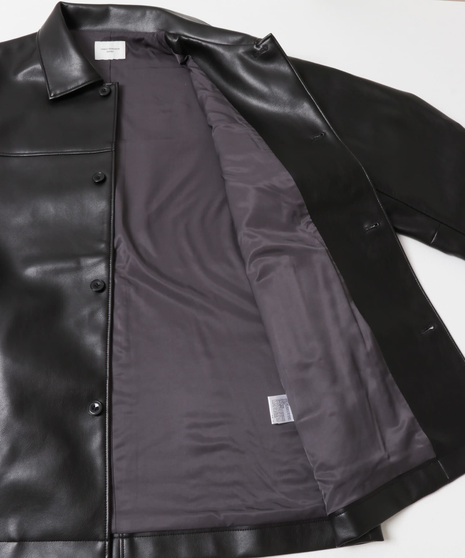 URBAN RESEARCH DOORS「FL カーコート」|ライダースジャケット|