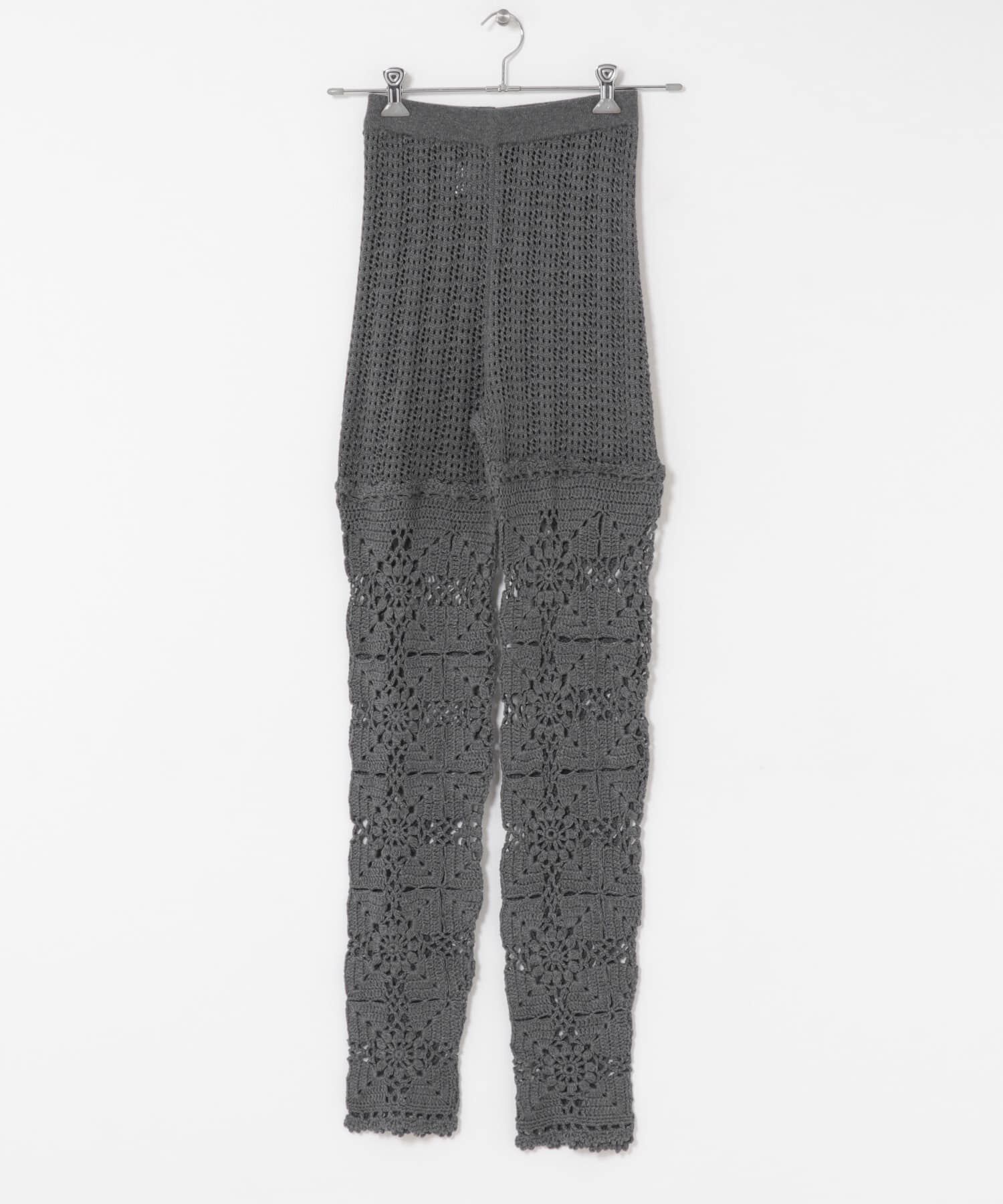 URBAN RESEARCH DOORS「OPEN SESAME CLUB　cashmere lace leggings」|レギンス・スパッツ|グレー