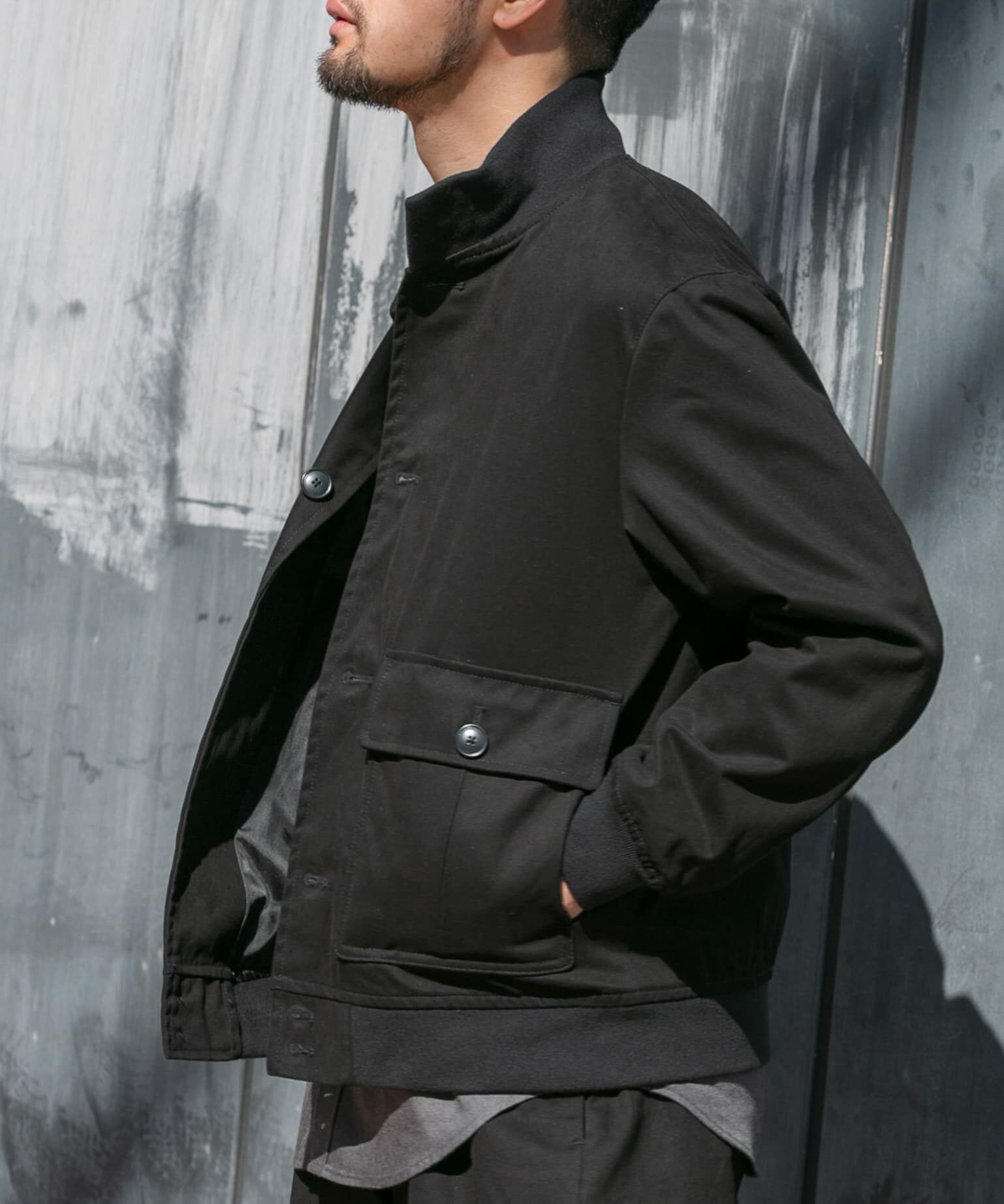 URBAN RESEARCH ROSSO「『XLサイズあり』バルスターモールスキンブルゾン」|ブルゾン・スタジャン|