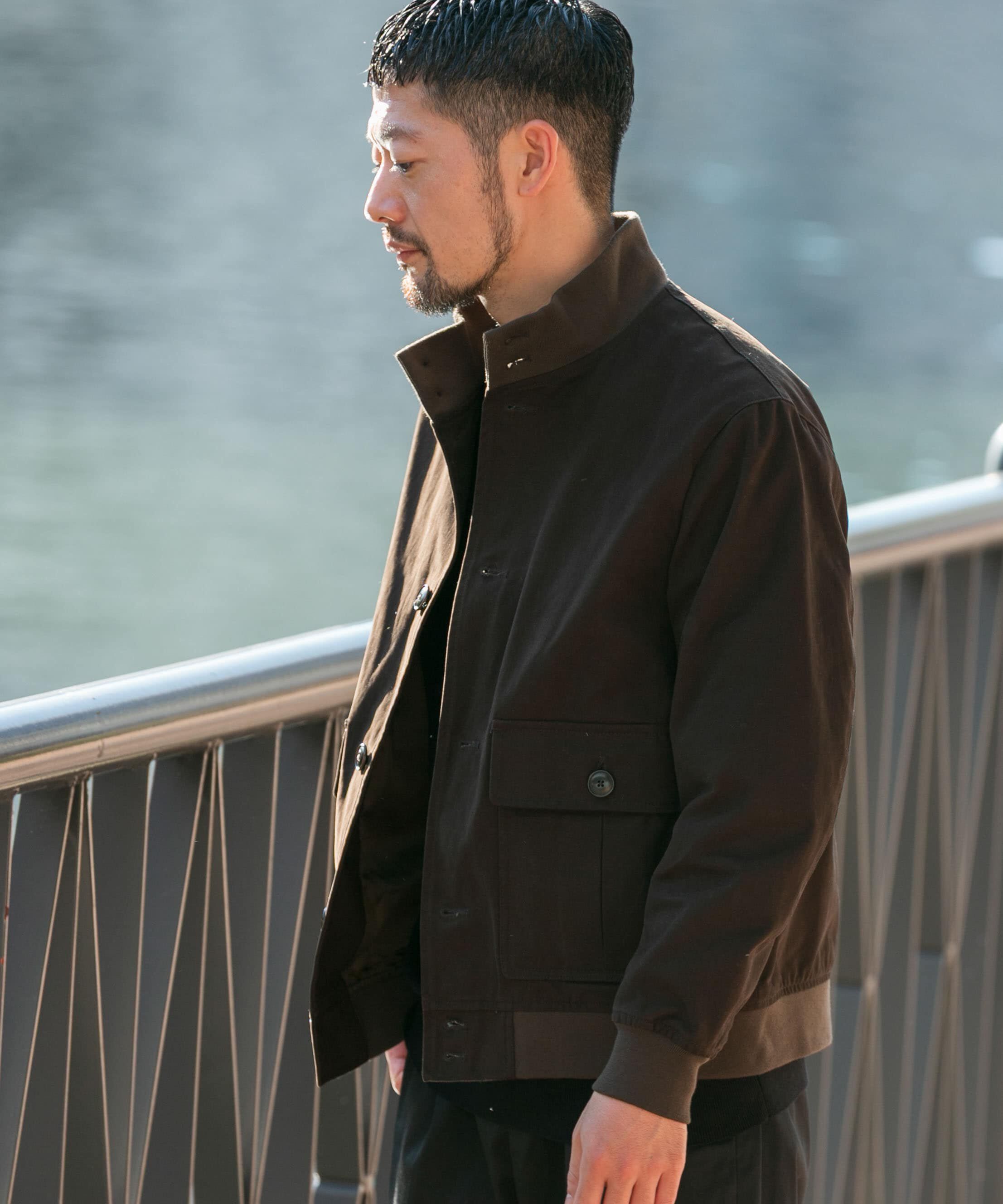 URBAN RESEARCH ROSSO「『XLサイズあり』バルスターモールスキンブルゾン」|ブルゾン・スタジャン|