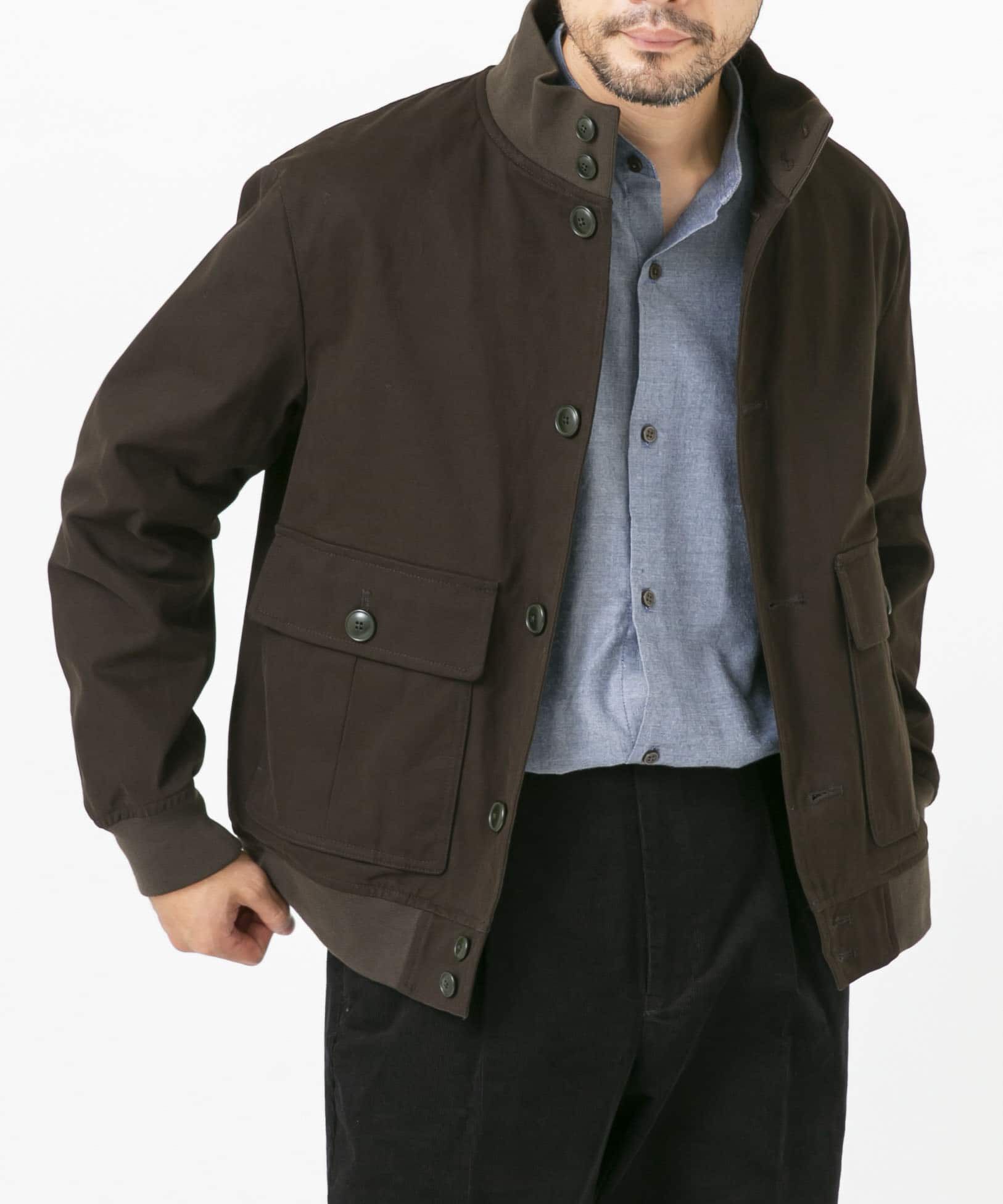 URBAN RESEARCH ROSSO「『XLサイズあり』バルスターモールスキンブルゾン」|ブルゾン・スタジャン|