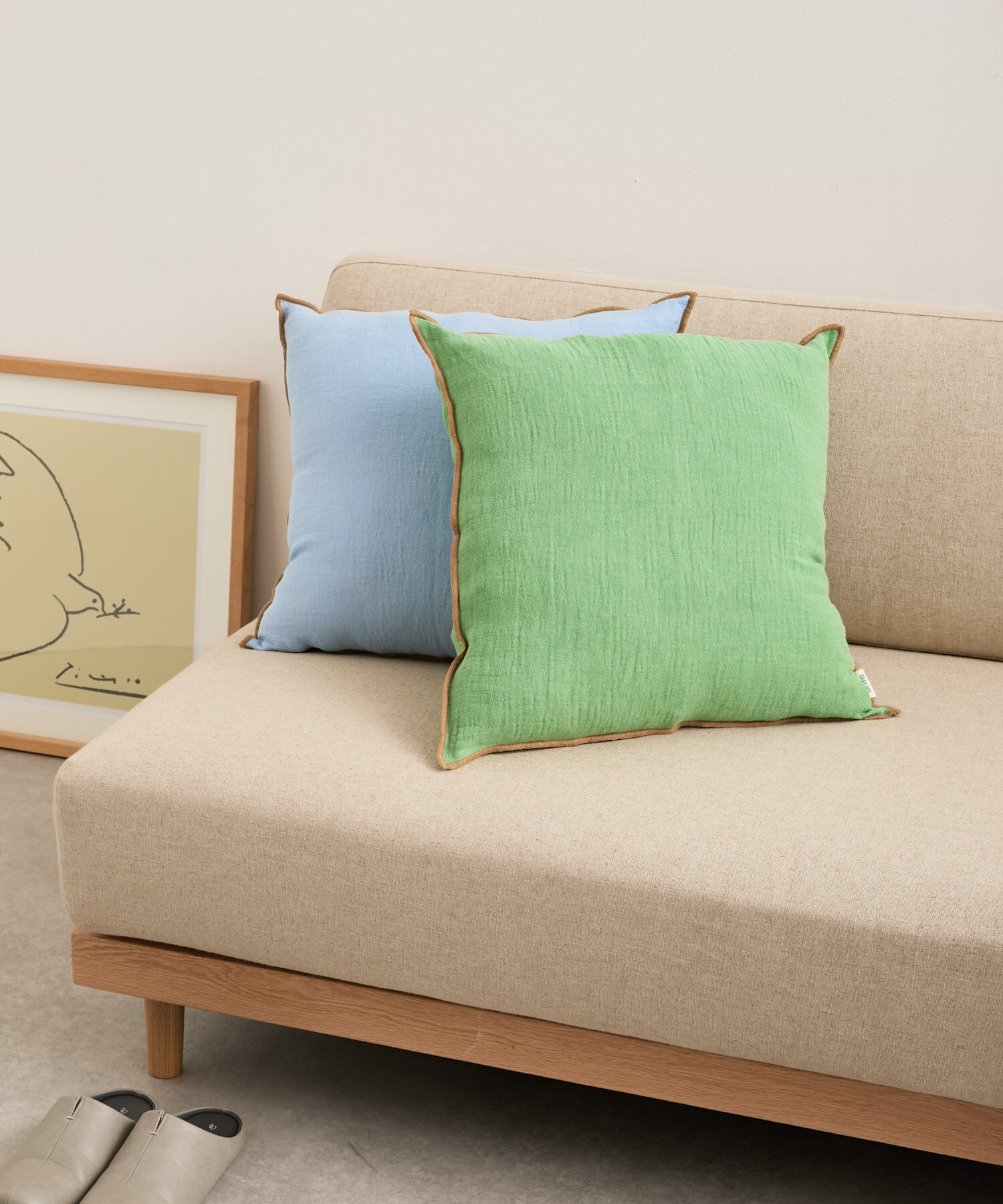 URBAN RESEARCH DOORS「BRITA SWEDEN　EVY クッションカバー 50&times;50cm」|クッション・クッションカバー|