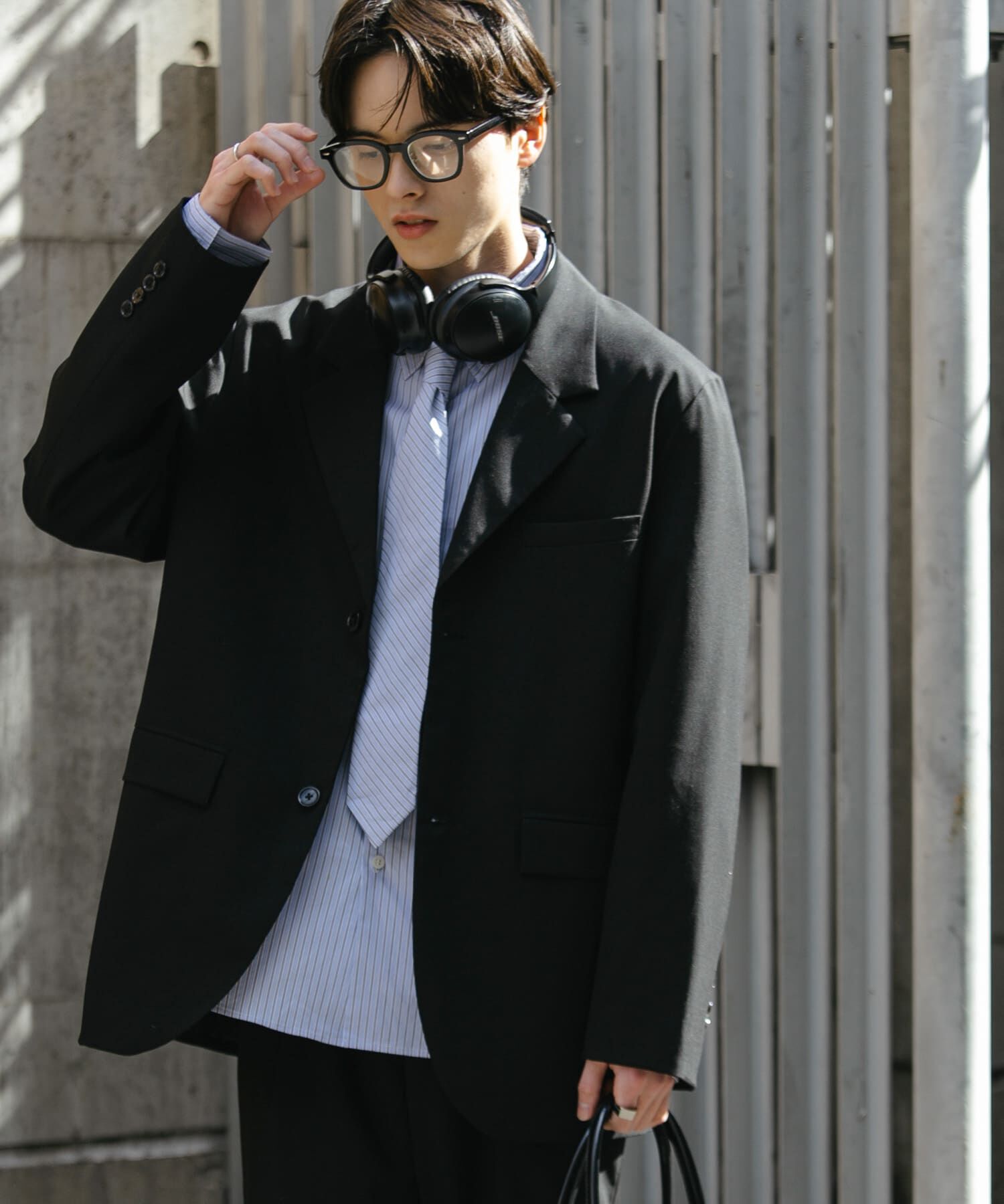 SENSE OF PLACE by URBAN RESEARCH「『ユニセックス』『セットアップ対応』 CARREMANテーラードジャケット」|その他|ブラック