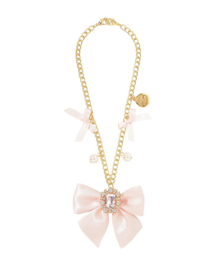 Maison de FLEUR「ビジューリボンパールバッグチャーム」|その他|