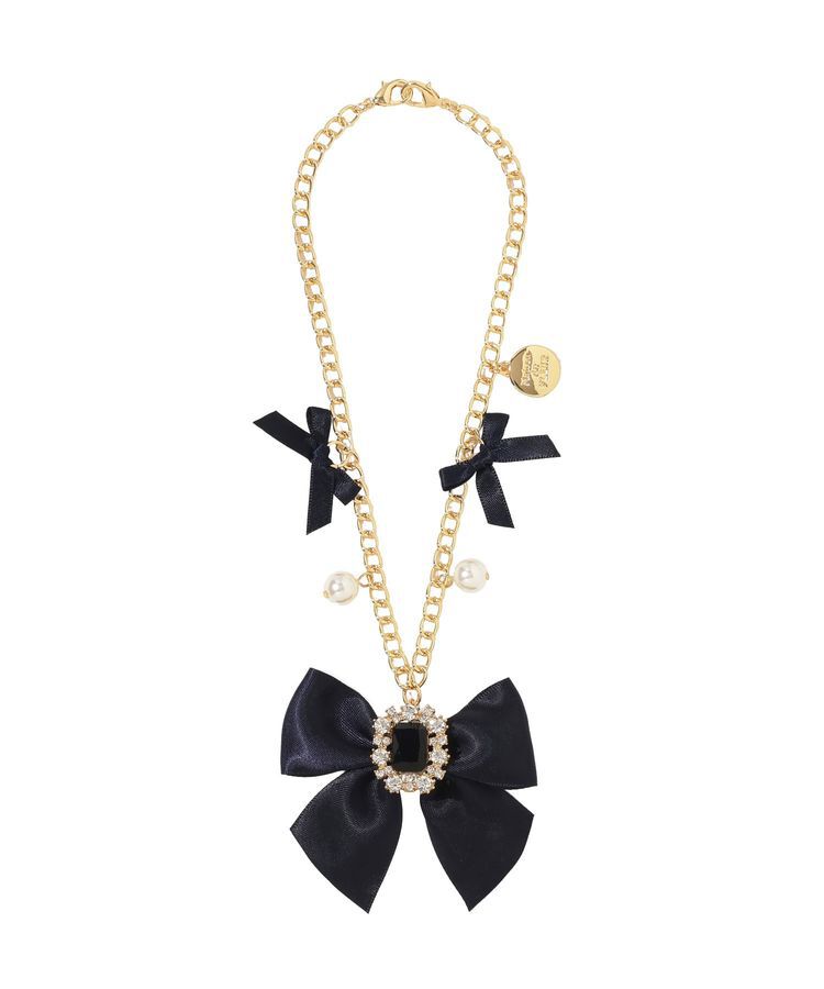 Maison de FLEUR「ビジューリボンパールバッグチャーム」|その他|