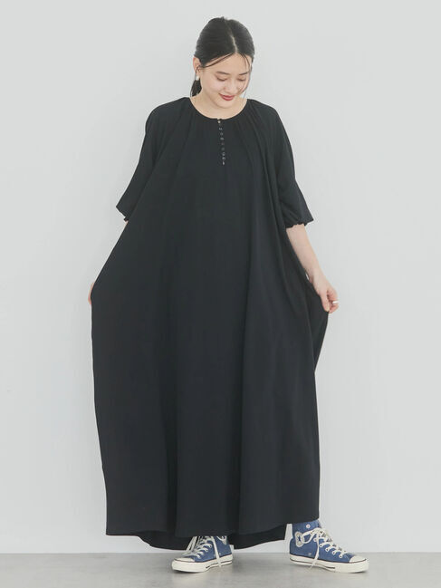 AMERICAN HOLIC「ラグランギャザーカットワンピース」|ワンピース|