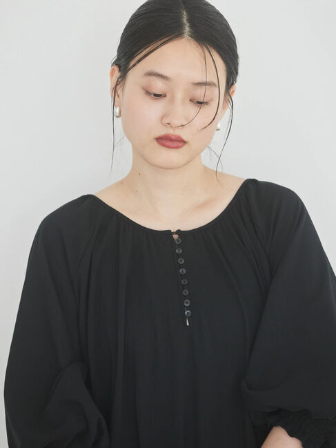 AMERICAN HOLIC「ラグランギャザーカットワンピース」|ワンピース|