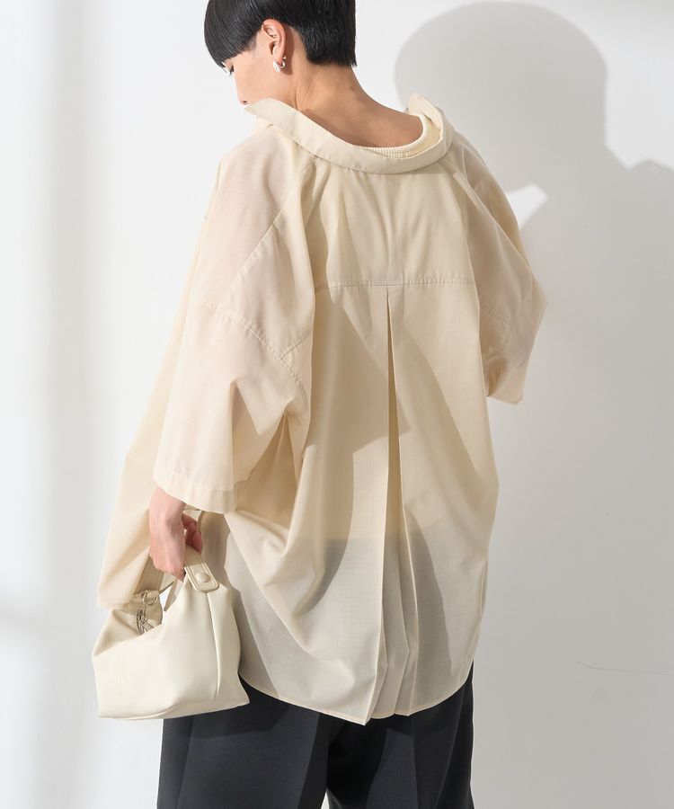 AMERICAN HOLIC「イージーケア+接触冷感Wポケットオーバーシャツ」|シャツ・ブラウス|