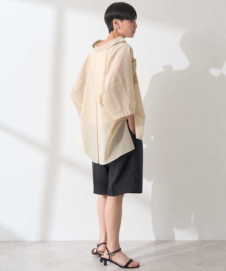 AMERICAN HOLIC「イージーケア+接触冷感Wポケットオーバーシャツ」|シャツ・ブラウス|