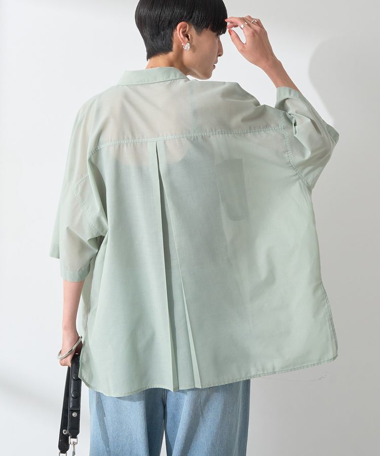 AMERICAN HOLIC「イージーケア+接触冷感Wポケットオーバーシャツ」|シャツ・ブラウス|