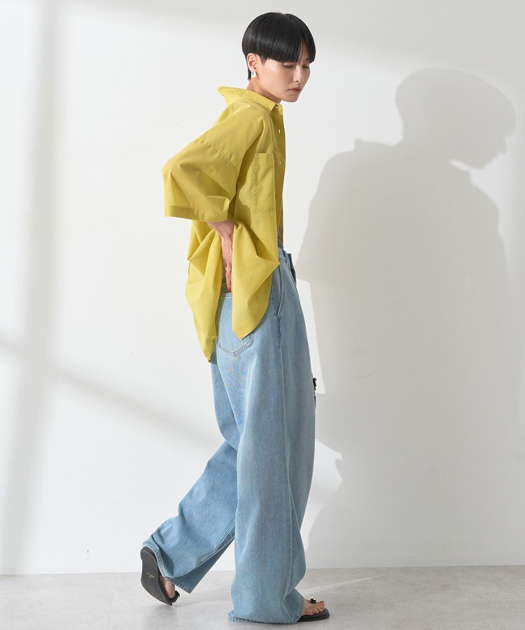 AMERICAN HOLIC「イージーケア+接触冷感Wポケットオーバーシャツ」|シャツ・ブラウス|