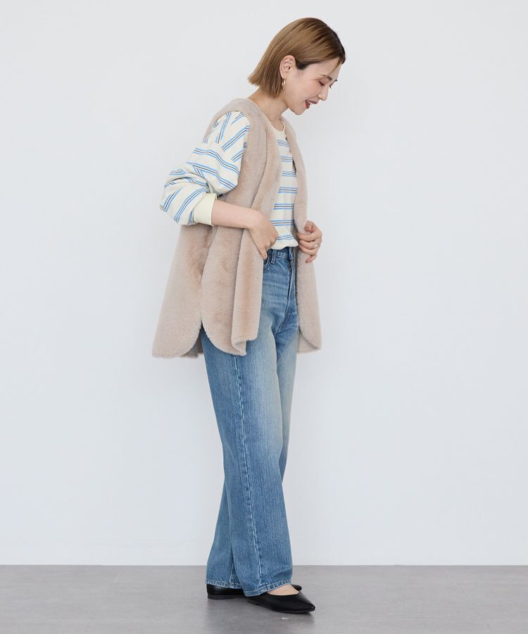 AMERICAN HOLIC「【選べる丈】ファーベスト」|ベスト・ジレ|