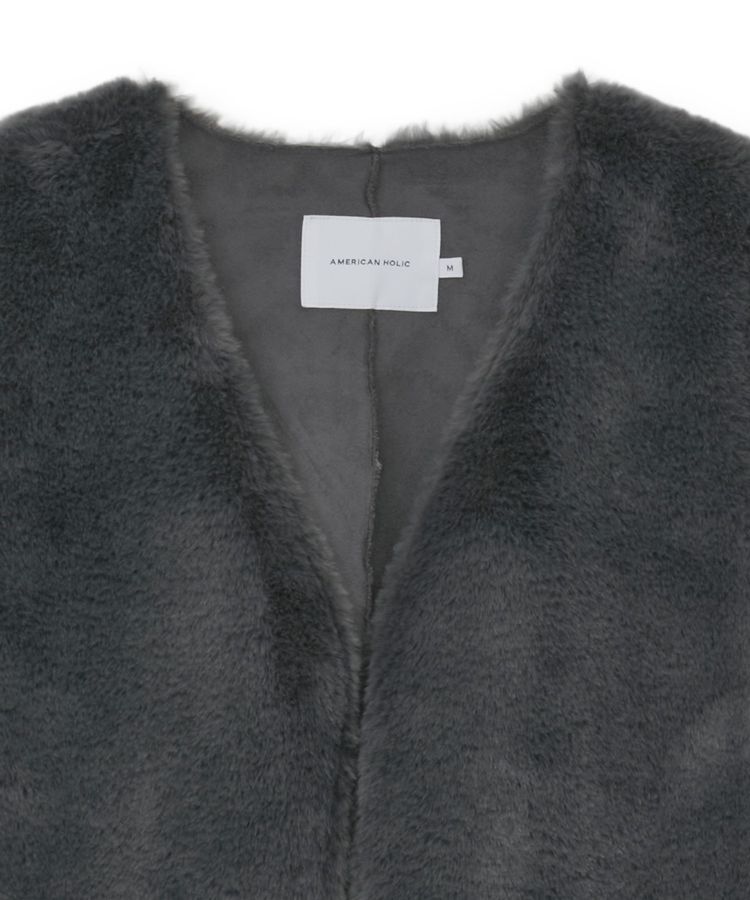AMERICAN HOLIC「【選べる丈】ファーベスト」|ベスト・ジレ|